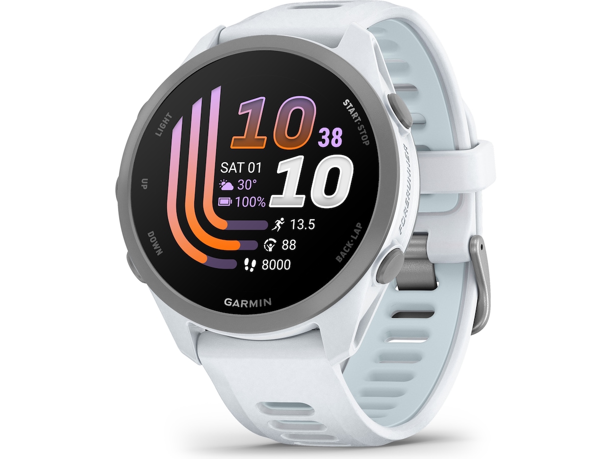 Garmin Forerunner 170 42mm GPS (whitestone/cloud blue) -B-Grade Demo klokker