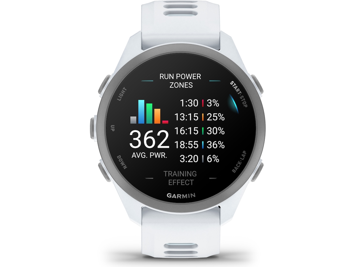 Garmin Forerunner 170 42mm GPS (whitestone/cloud blue) -B-Grade Demo klokker