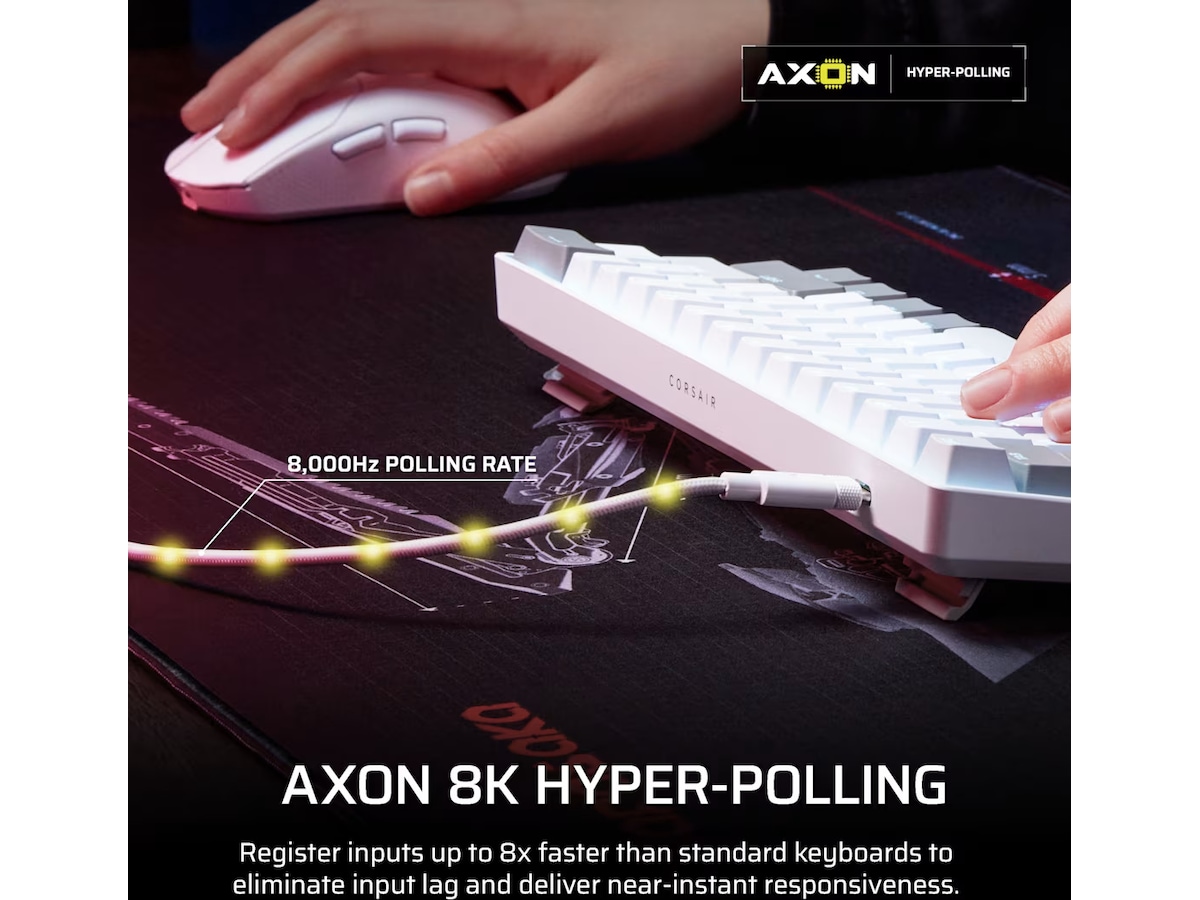 CORSAIR CLIPPER PRO MINI 60 (white) Gamingtastatur