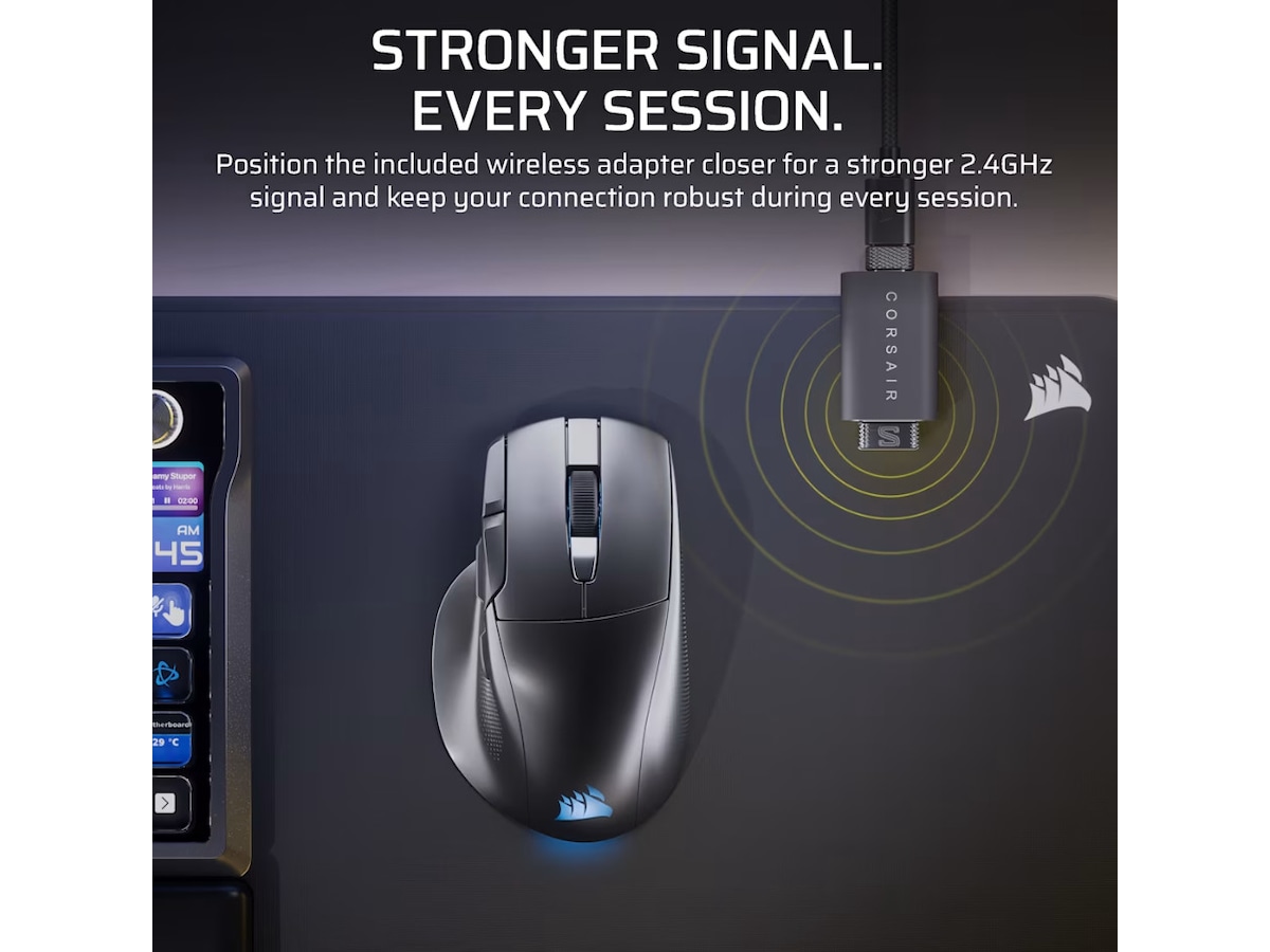 CORSAIR NIGHTSWORD v2 WIRELESS Spillmus Gamingmus