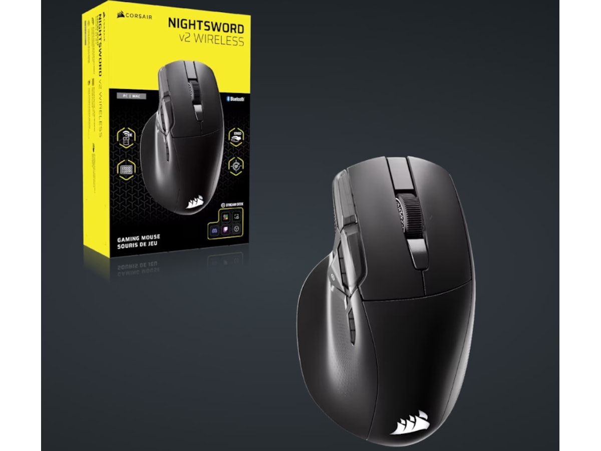CORSAIR NIGHTSWORD v2 WIRELESS Spillmus Gamingmus