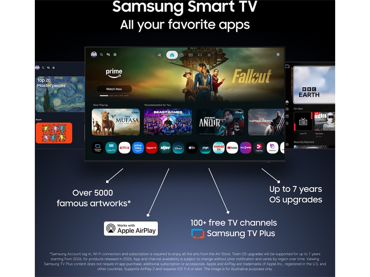 Samsung 100" Neo QLED 4K Smart TV QN80H (2026) Over 80 tommer TV