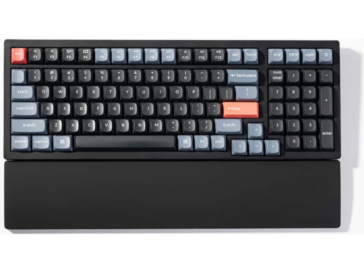 Keychron K4 Pro/Q5/V5 Silikon Håndleddsstøtte Tilbehør til gaming- tastatur og mus