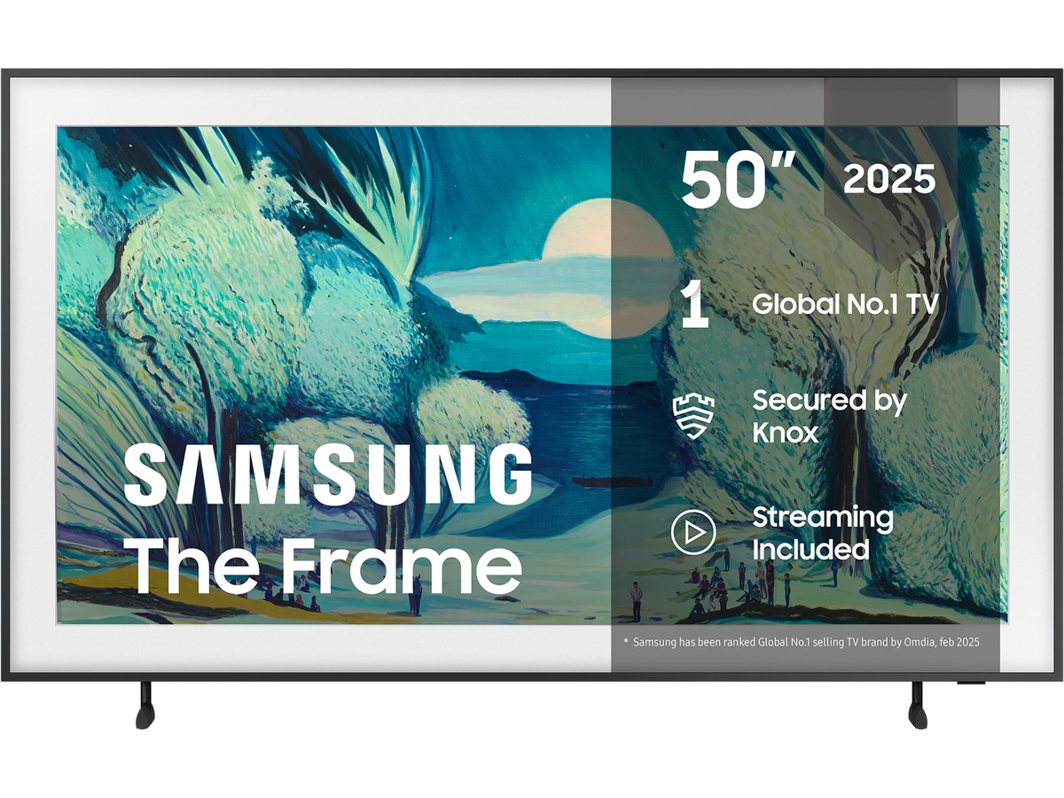Samsung 50" The Frame LS03FA QLED 4K Smart-TV (2025) + Ramme 70 - 79 tommer TV
