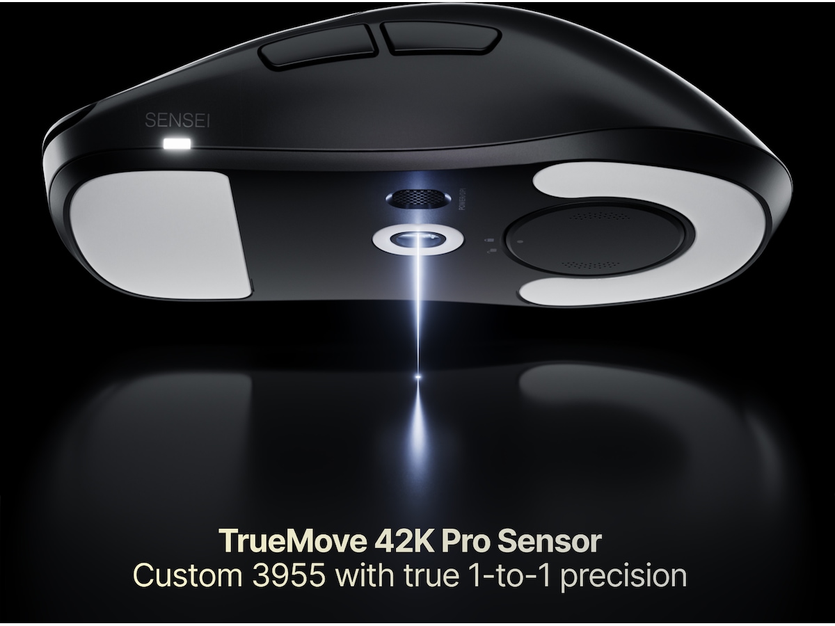 SteelSeries Sensei Pro Wireless Mini (sort) Gamingmus