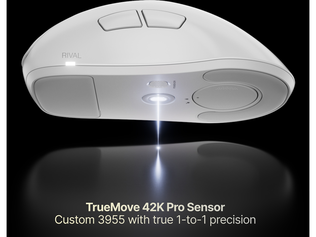 SteelSeries Rival Pro Wireless (hvit) Gamingmus