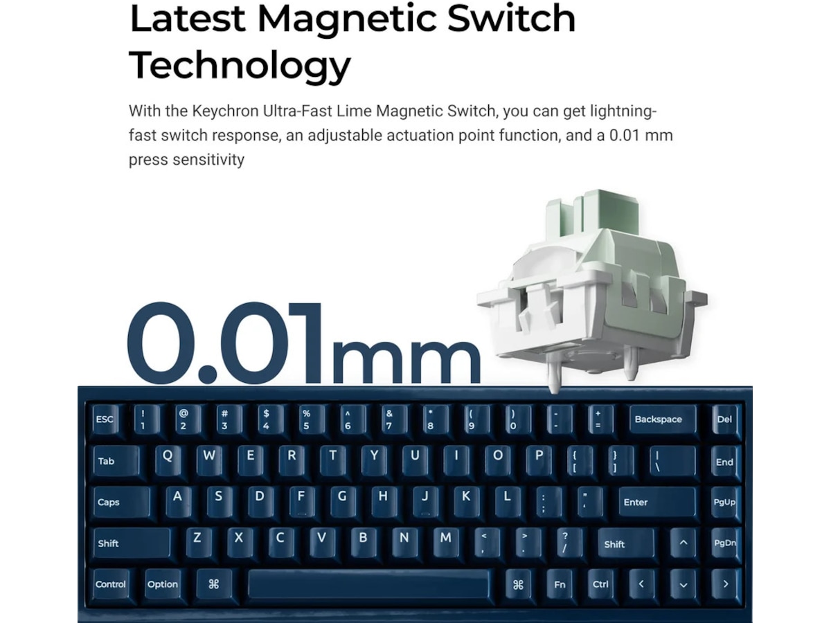 Keychron Q16 HE 65% 8K Wired (Ceramic) Gamingtastatur