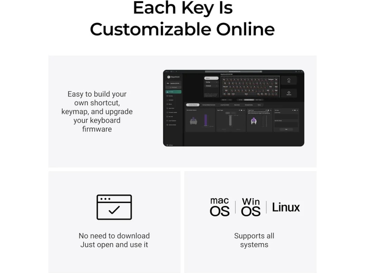 Keychron Q16 HE 65% 8K kablet (Ceramic) Gamingtastatur