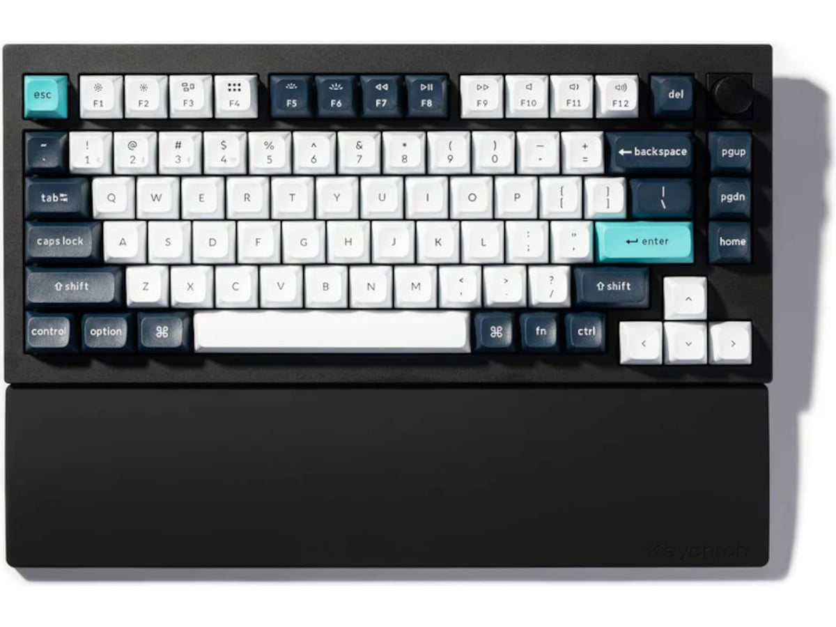 Keychron V1/V2/Q2/Q1 Pro/Q2 Pro Silikon Håndleddsstøtte Tilbehør til gaming- tastatur og mus