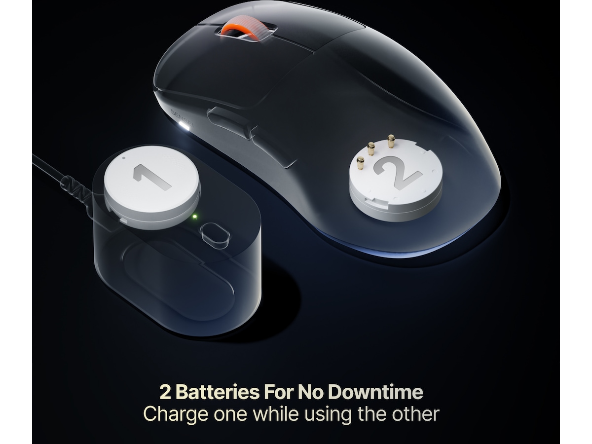 SteelSeries Sensei Pro Wireless Mini (hvit) Gamingmus