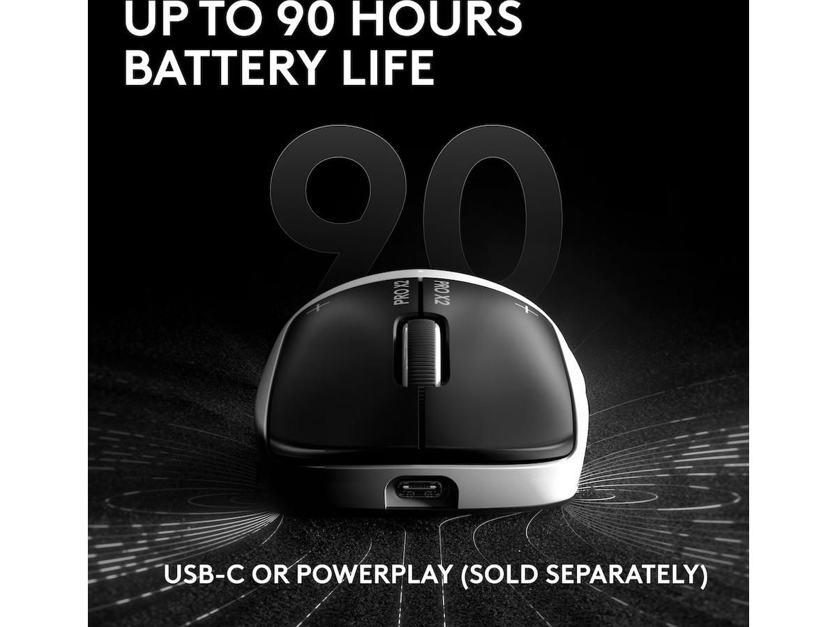 Logitech PRO X 2 SUPERSTRIKE trådløs gamingmus Gamingmus