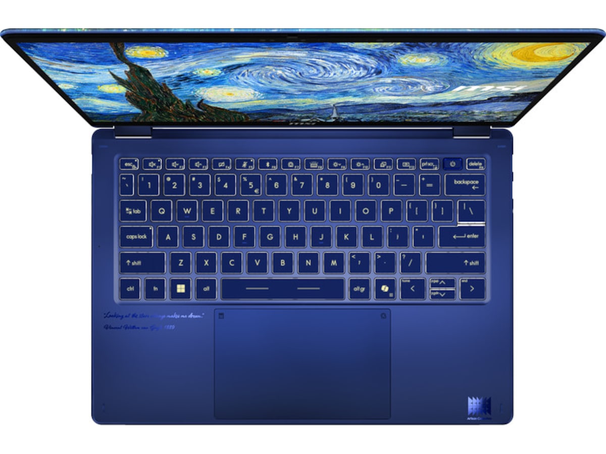 MSI Prestige 14 Flip AI+ Vincent van Gogh Edition m/NanoPen PC - Bærbar / laptop