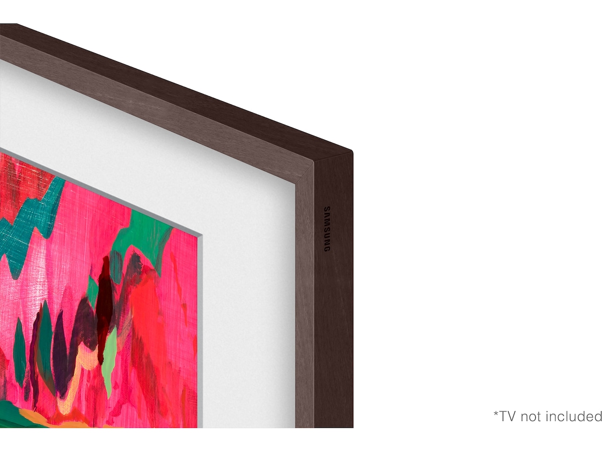 Samsung 75" ramme til The Frame og The Frame Pro (2021-2025, Phantom Brown) -B-Grade Demo TV/projektor