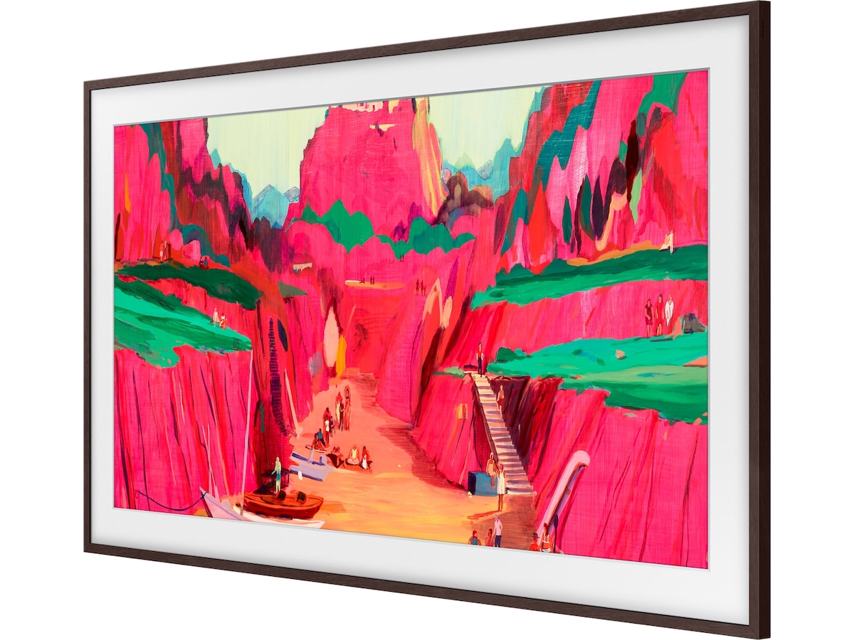 Samsung 75" ramme til The Frame og The Frame Pro (2021-2025, Phantom Brown) -B-Grade Demo TV/projektor