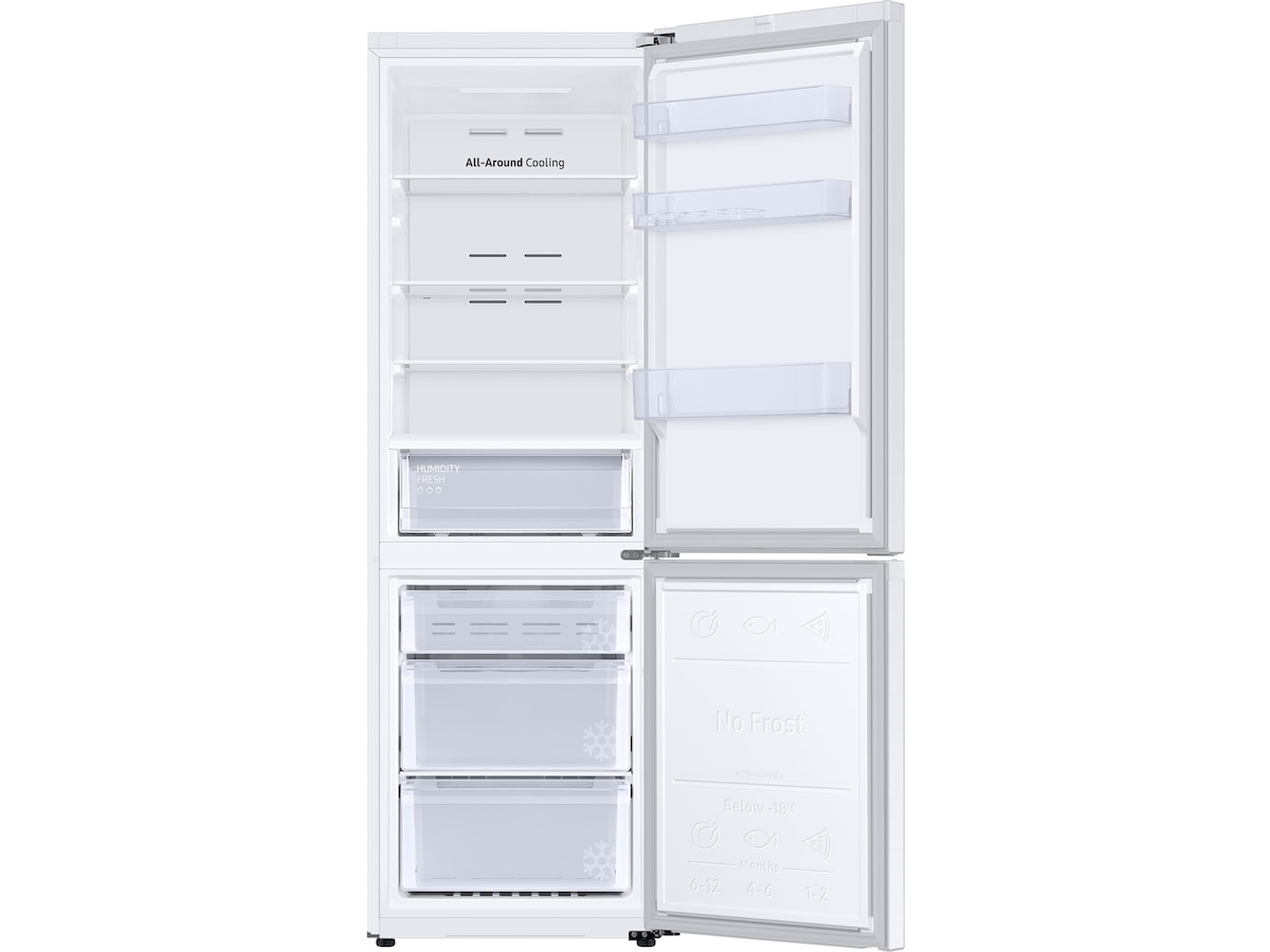 Samsung Kjøl- og fryserskap Series 6 (hvit) -B-Grade Demo frysere & kjøleskap