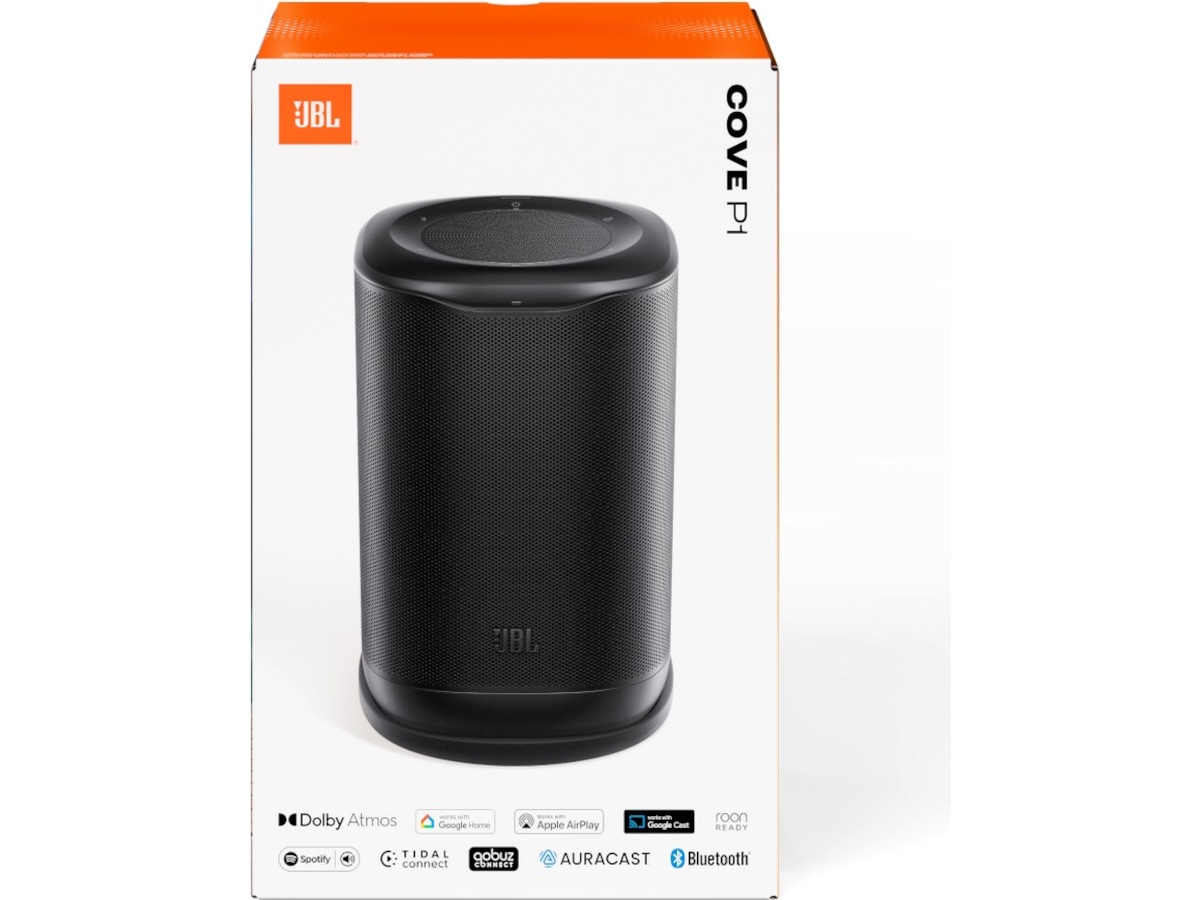 JBL Cove P1 Wi-Fi Høyttaler (sort) Trådløs / Bluetooth-høyttaler