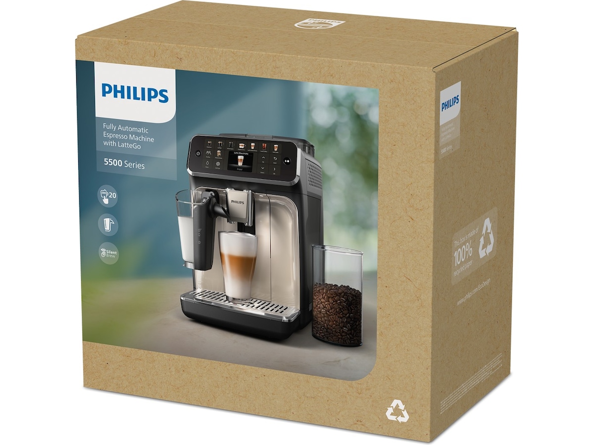 Philips Helautomatisk espressomaskin 5500 Series LatteGo -B-Grade Demo hjem & fritid