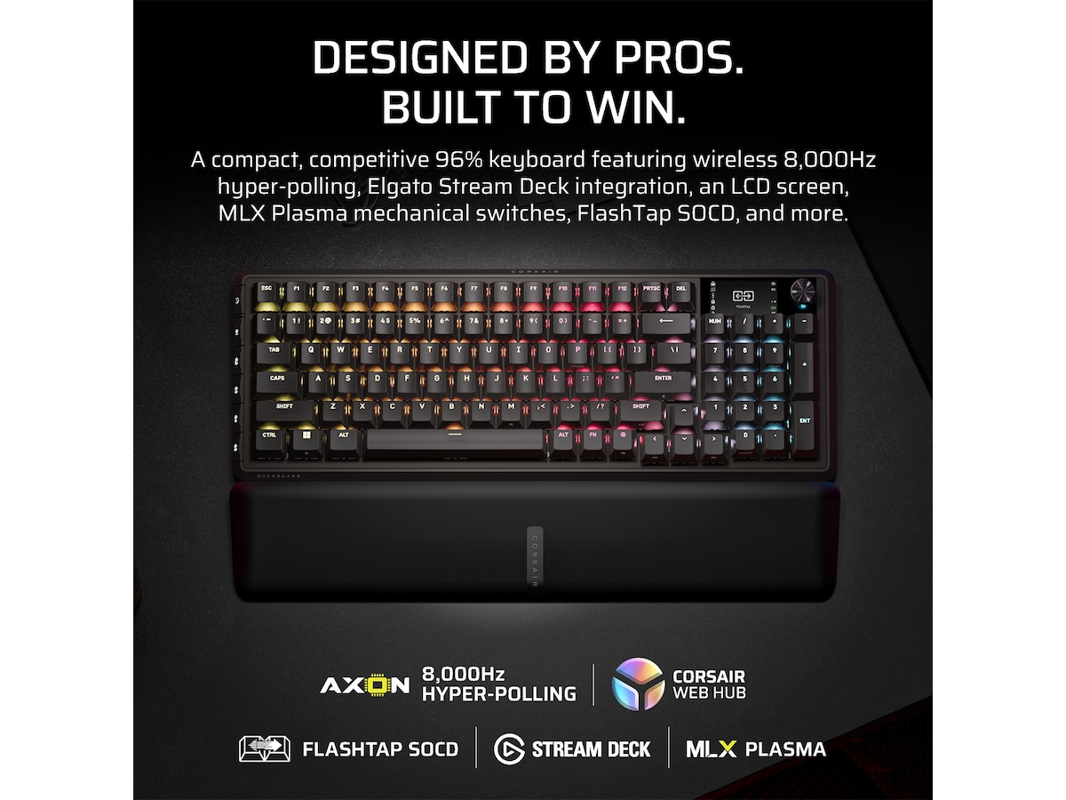 CORSAIR VANGUARD 96 WIRELESS Gaming Tastatur -B-Grade Demo tastatur
