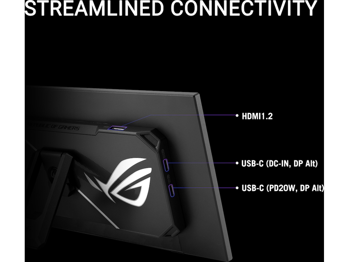 ASUS 12" touch gamingskjerm ROG Strix XG129C -B-Grade Demo skjermer