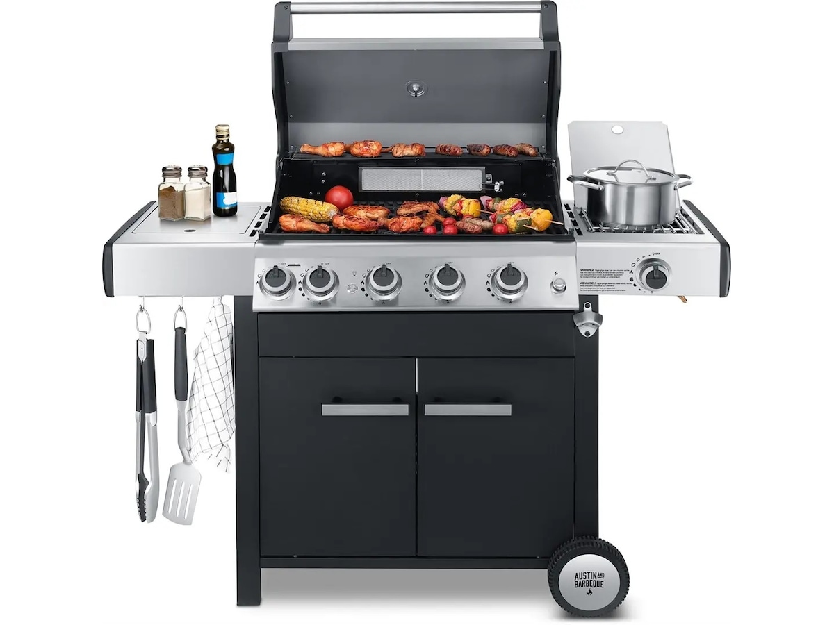 Austin and Barbeque AABQ Superior 4+2B gassgrill -B-Grade Demo hjem & fritid
