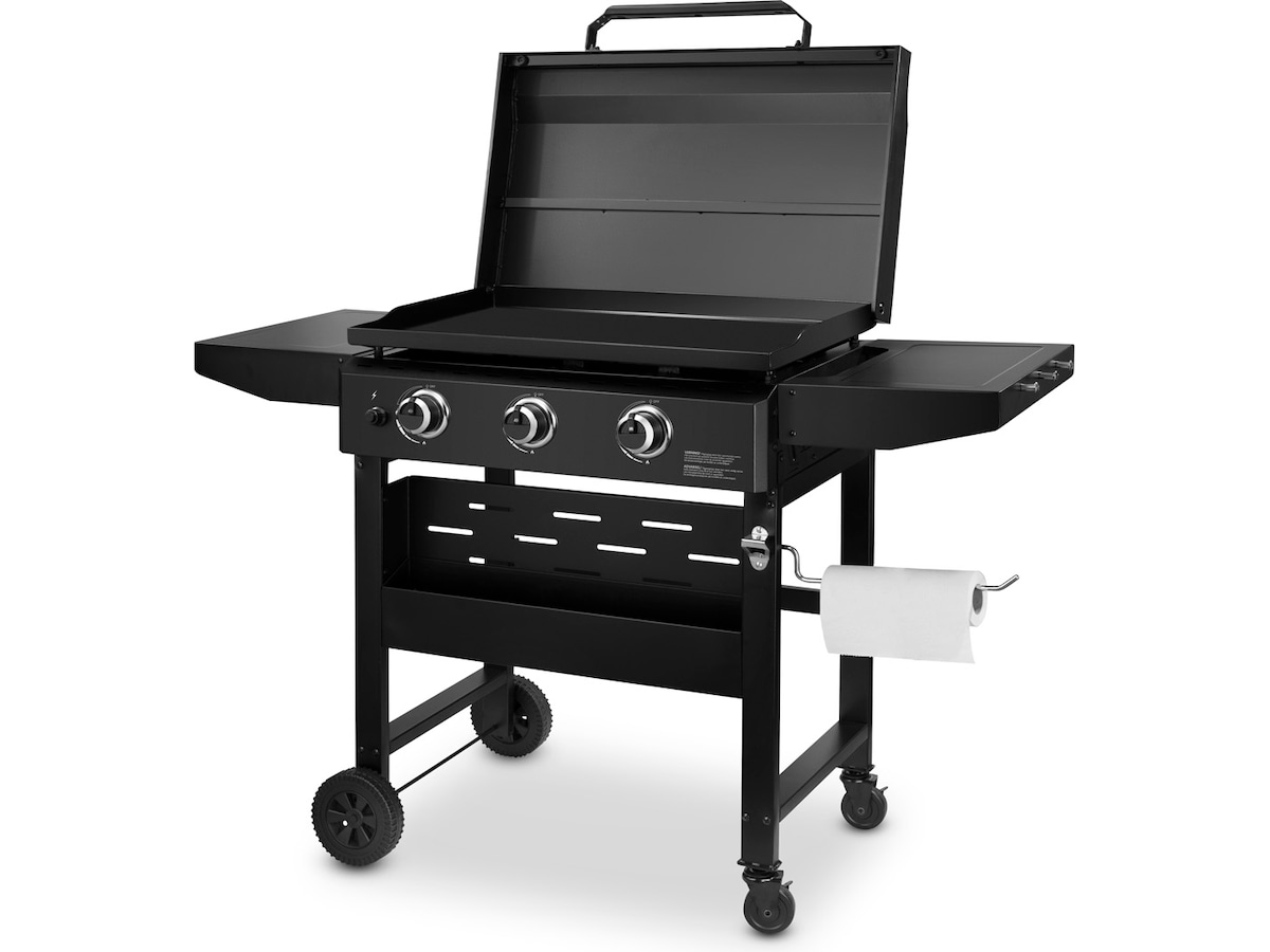 Austin and Barberque Gass plancha 12kW 3 Burner 3093cm² tralle -B-Grade Demo hjem & fritid