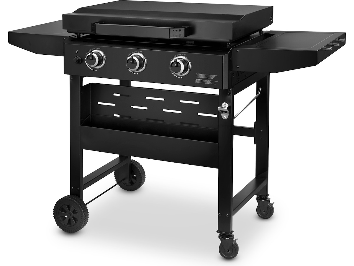 Austin and Barberque Gass plancha 12kW 3 Burner 3093cm² tralle -B-Grade Demo hjem & fritid