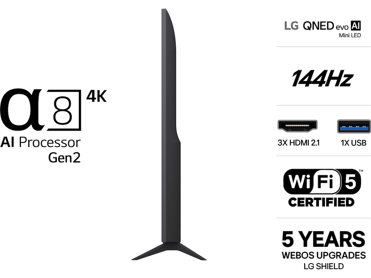 LG 75'' QNED 82B6A MiniLED 4K TV (2026) -B-Grade Demo TV/projektor