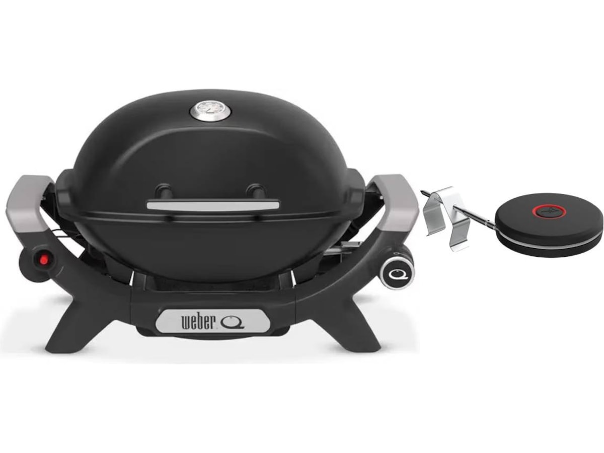 Weber Q1100N Gassgrill + Weber Smart Termometer Grill