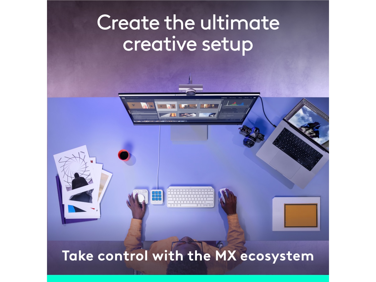 Logitech MX Creative Console (grå) -B-Grade Demo tastatur