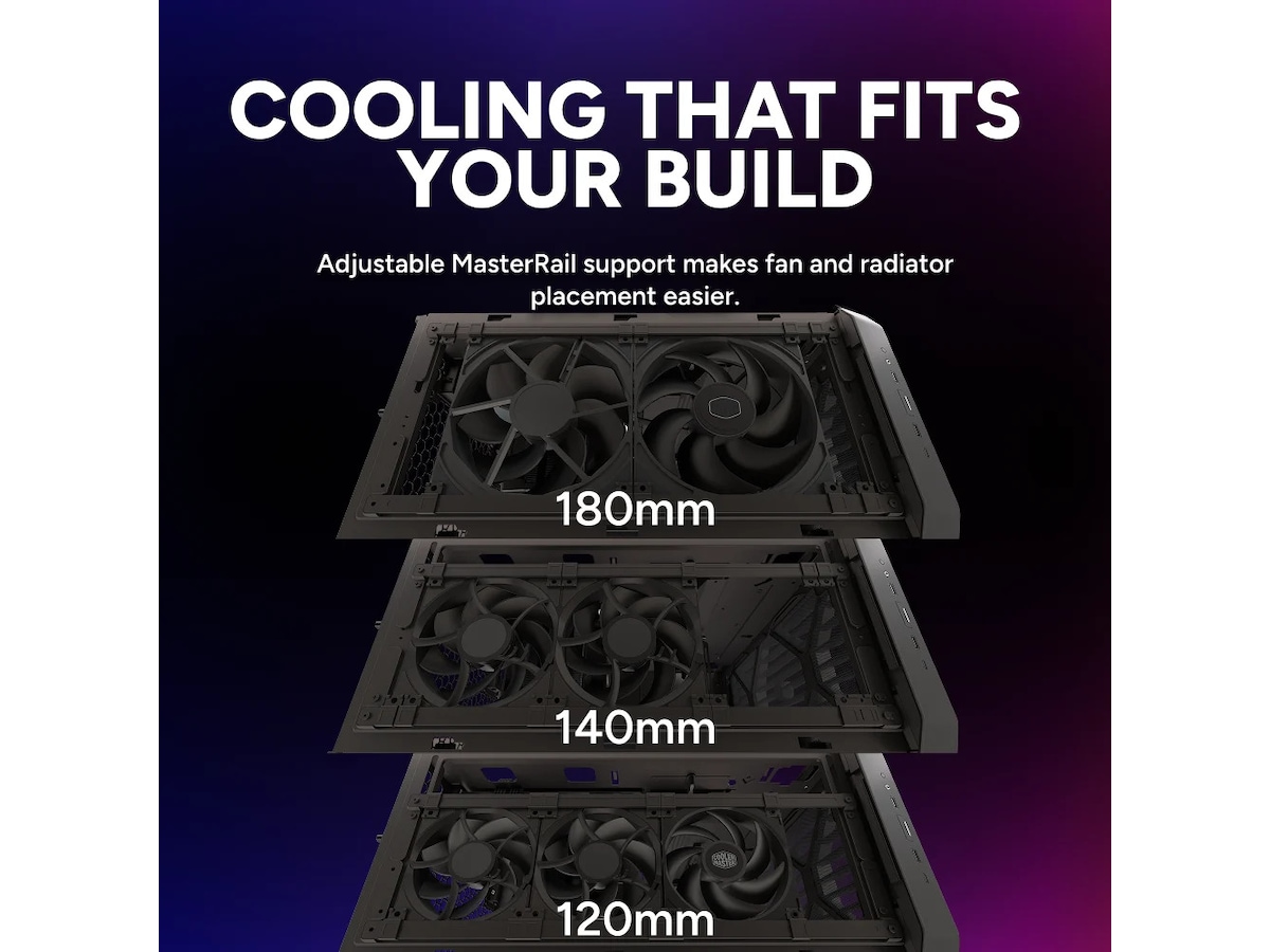 Cooler Master HAF II 500 med høy kjøleytelse Midi tower
