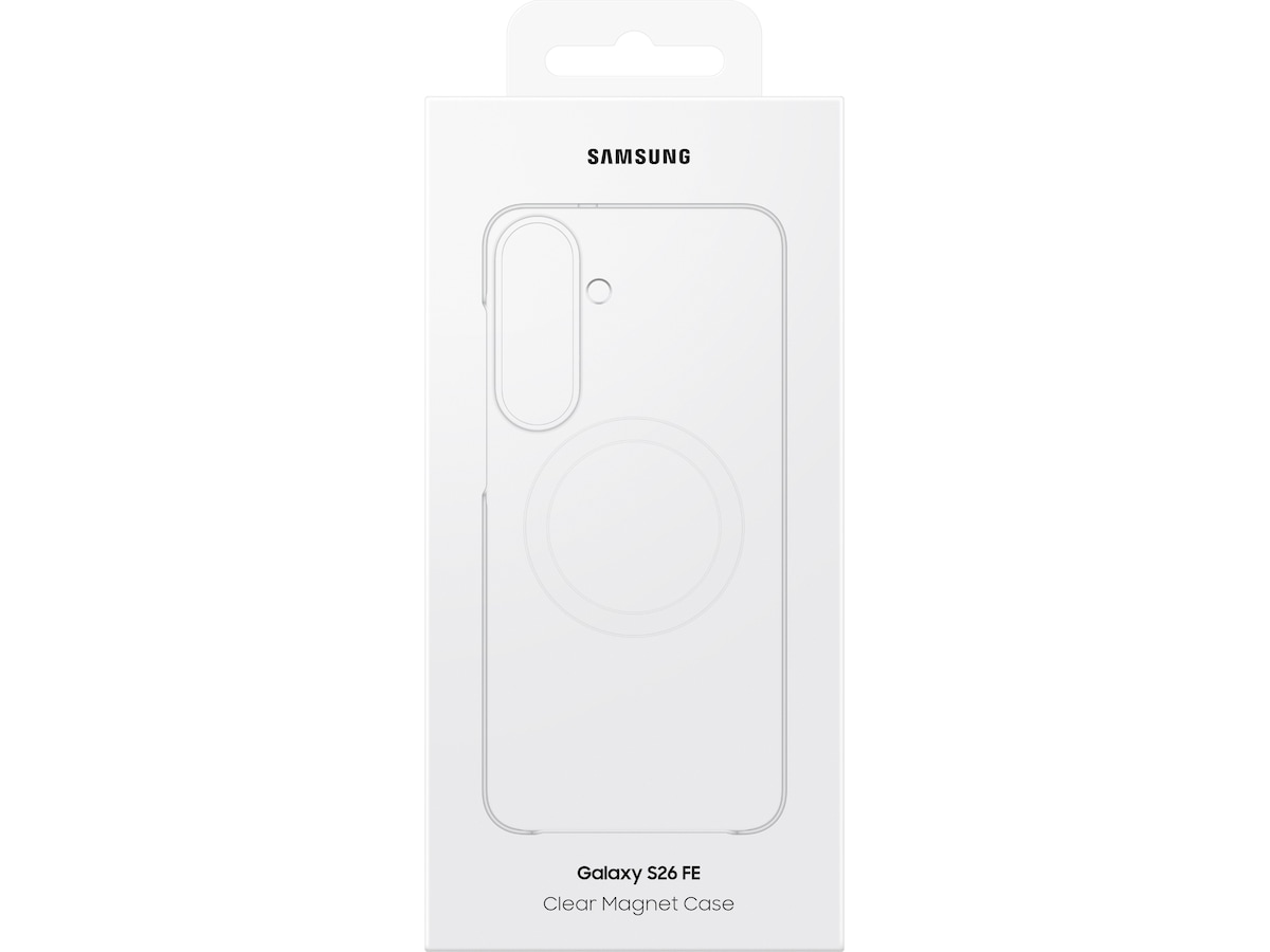 Samsung Galaxy S26 FE Clear Magnet Case (gjennomsiktig) Mobildeksel