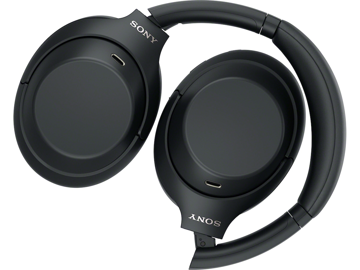 Sony WH-1000XM4C trådløse hodetelefoner (sort) Hodetelefoner