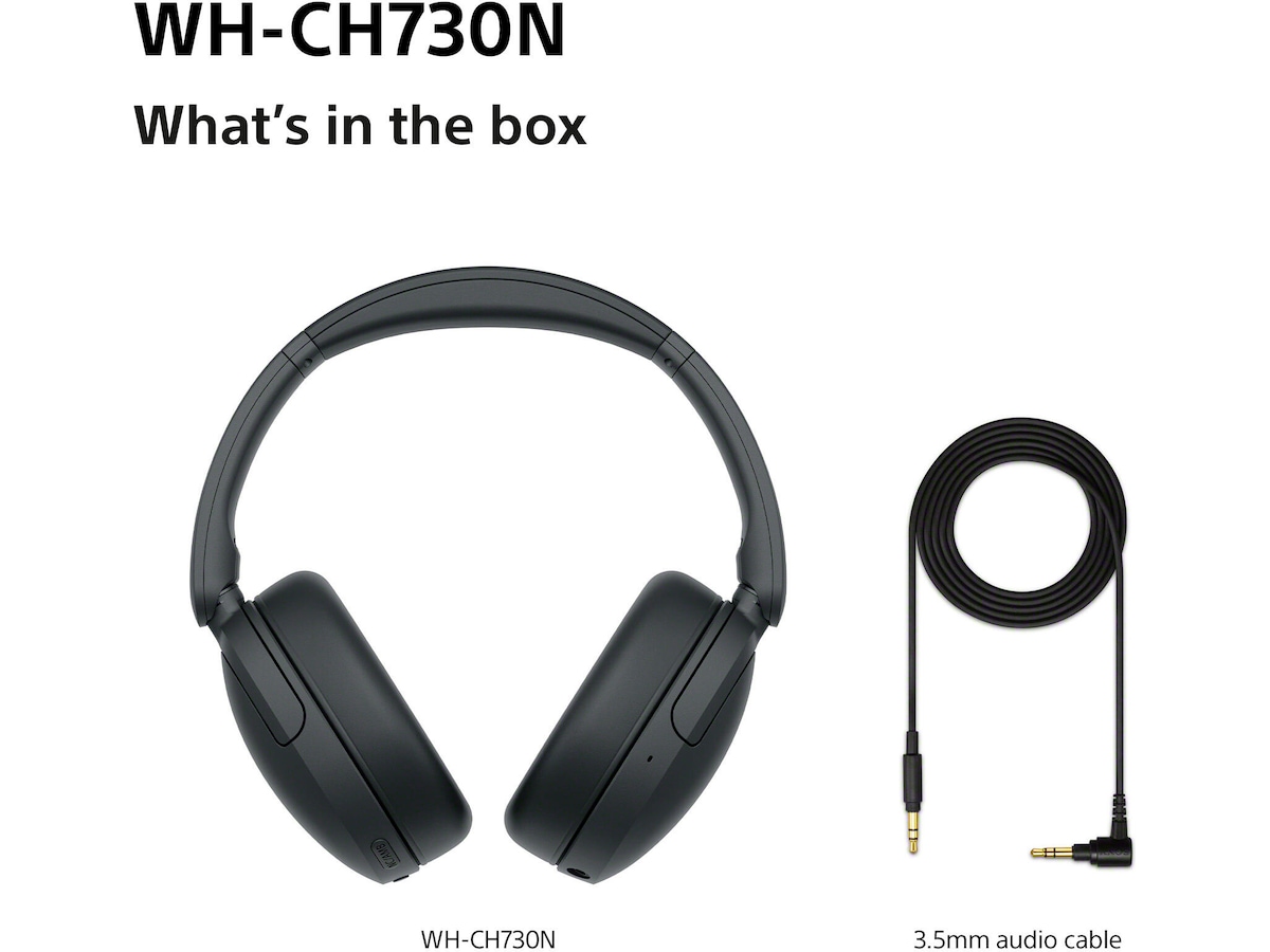Sony WH-CH730N Trådløse Hodetelefoner (sort) Hodetelefoner