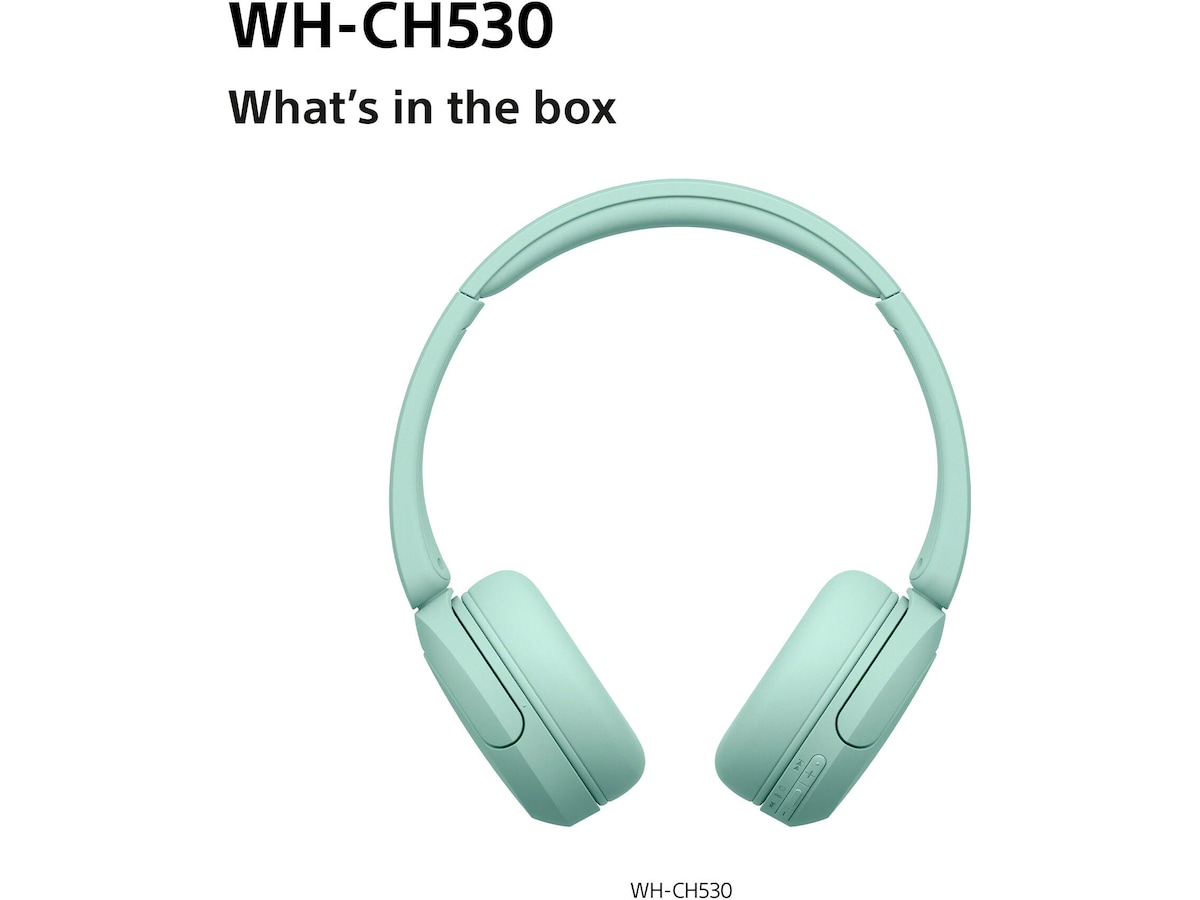 Sony WH-CH530 Trådløse Bluetooth Hodetelefoner (mint) Hodetelefoner
