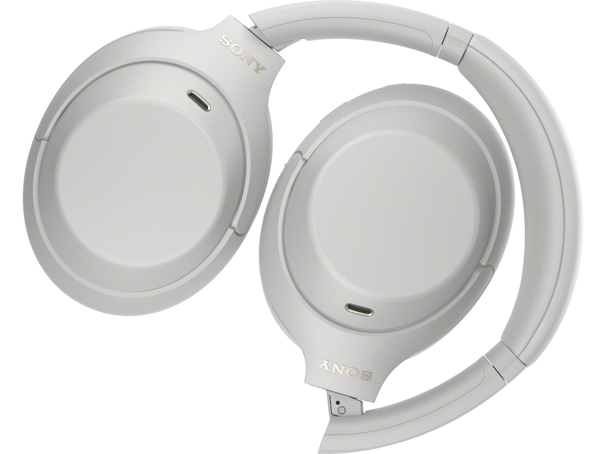 Sony WH-1000XM4C trådløse hodetelefoner (platinum silver) Hodetelefoner