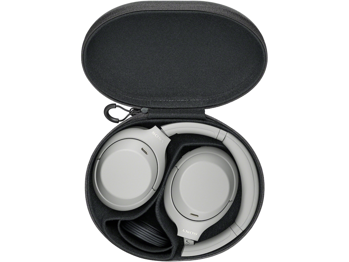 Sony WH-1000XM4C trådløse hodetelefoner (platinum silver) Hodetelefoner