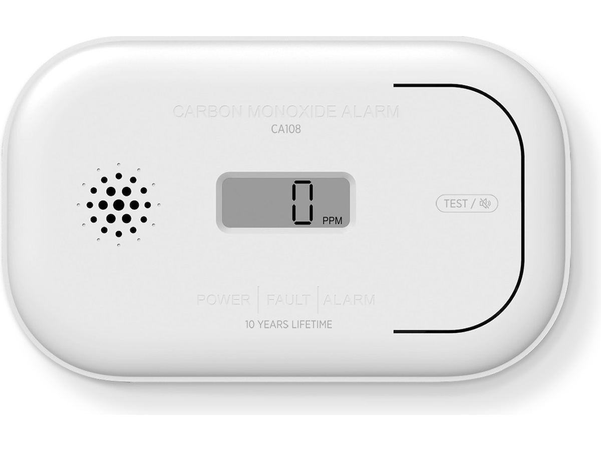 Housegard Karbonmonoksidalarm  med LCD-display Røykvarslerer