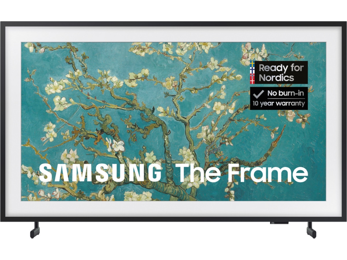 Samsung 32" LS03C The Frame (2023) + sand gold ramme 20 - 49 tommer TV