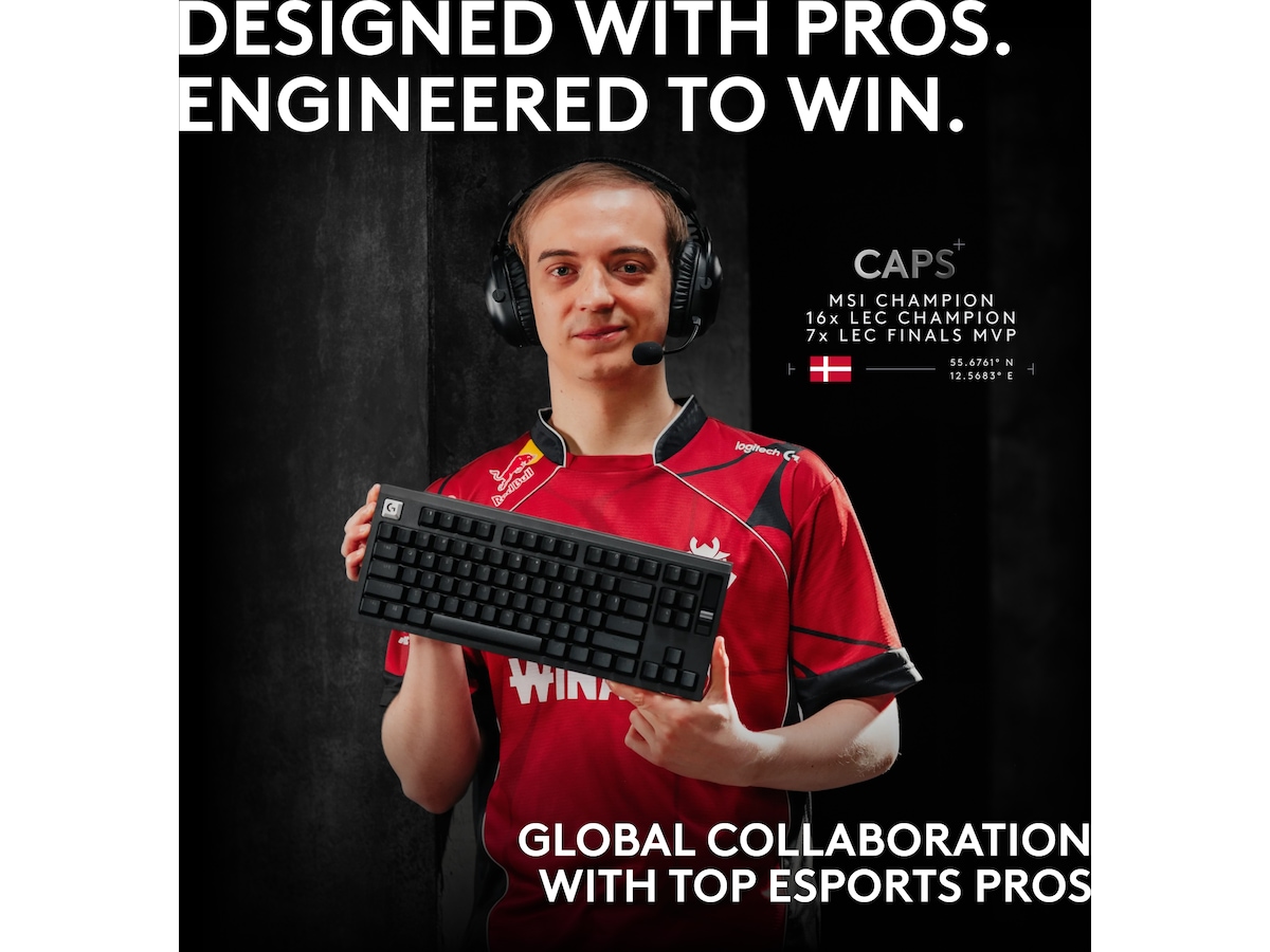 Logitech PRO X2 RAPID Tastatur (sort) Gamingheadset