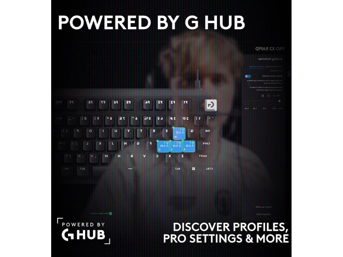 Logitech PRO X2 RAPID Tastatur (sort) Gamingheadset