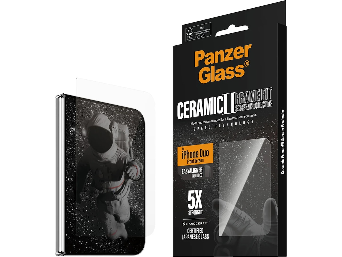 PanzerGlass iPhone Duo Ceramic Sub Skjermbeskytter Skjermbeskytter