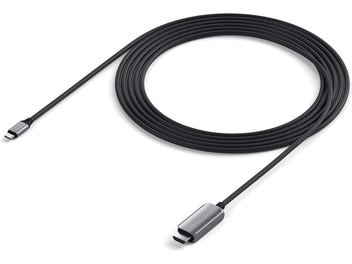 Satechi USB-C til HDMI 2.1 8K-kabel 2m USB-kabler