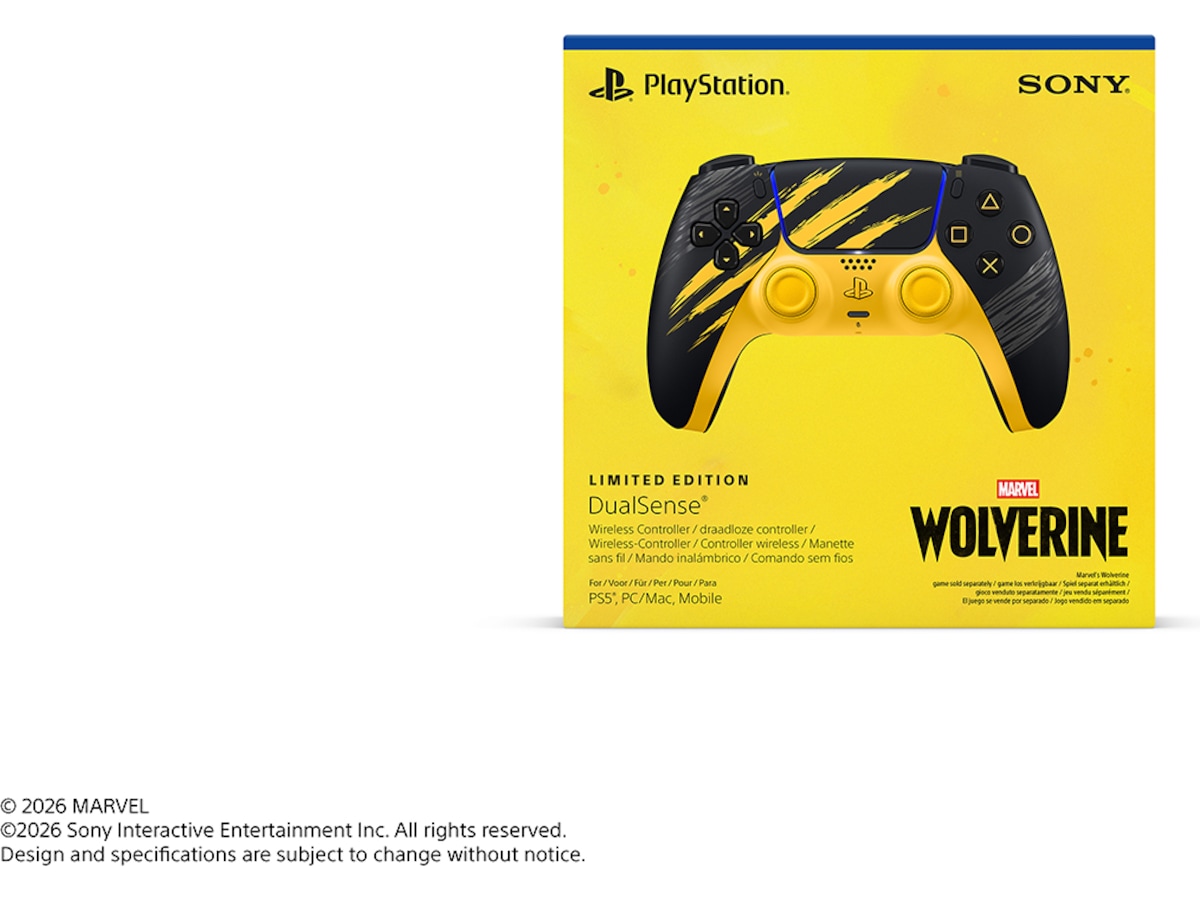 DualSense Wolverine Battle YELLOW LE Tilbehør til spillkonsoller