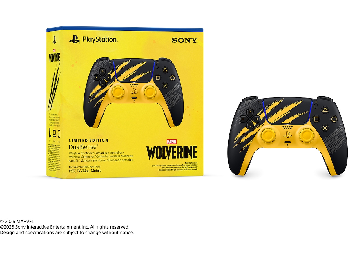 DualSense Wolverine Battle YELLOW LE Tilbehør til spillkonsoller