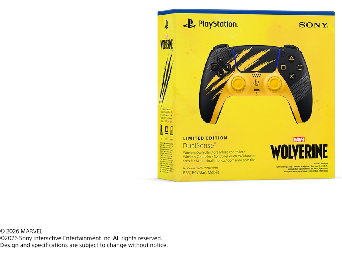 DualSense Wolverine Battle YELLOW LE Tilbehør til spillkonsoller