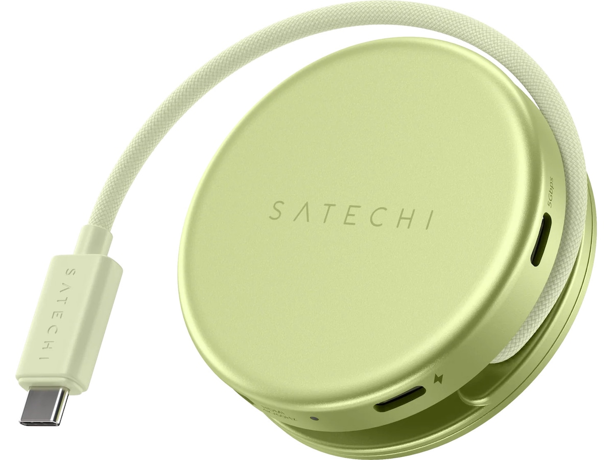 Satechi OntheGo 5-in-1 Multiport Adapter (citrus) Dockingstasjon & USB-HUB