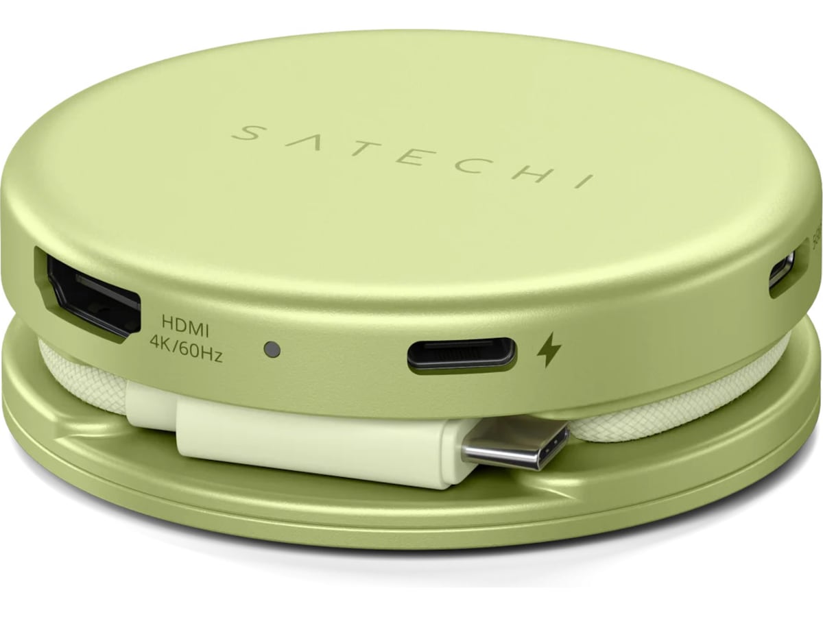 Satechi OntheGo 5-in-1 Multiport Adapter (citrus) Dockingstasjon & USB-HUB