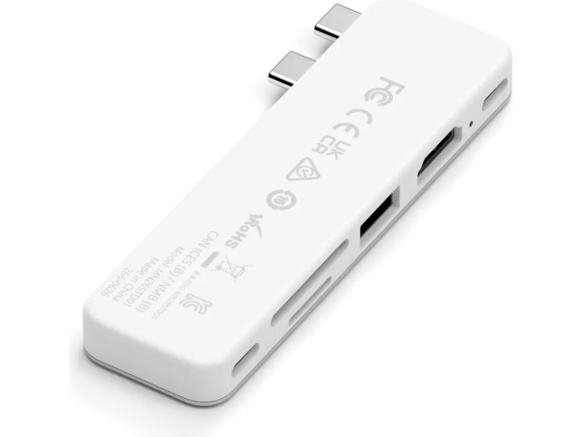 Satechi USB-C Snap Hub for MacBook Neo (sølv) Dockingstasjon & USB-HUB
