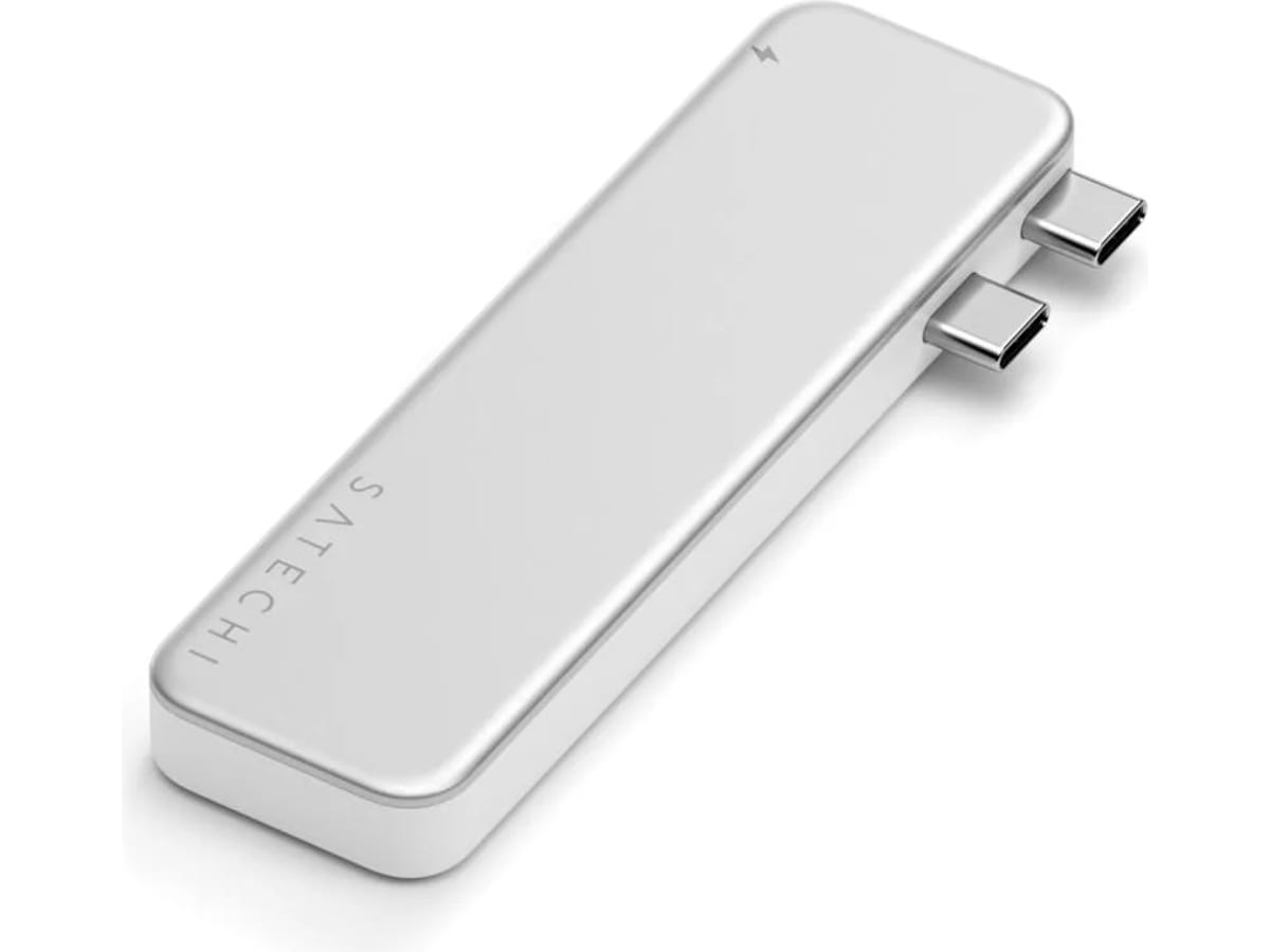 Satechi USB-C Snap Hub for MacBook Neo (sølv) Dockingstasjon & USB-HUB
