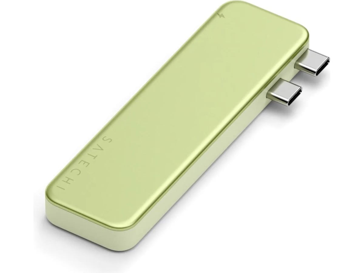 Satechi USB-C Snap Hub for MacBook Neo (sitrus) Dockingstasjon & USB-HUB
